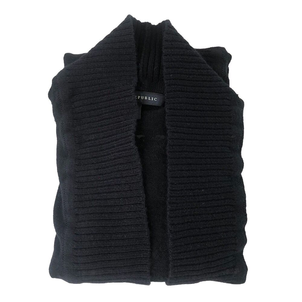 Banana Republic  Womens Medium Open Cardigan Linen Blend Size Medium - Picture 13 of 13